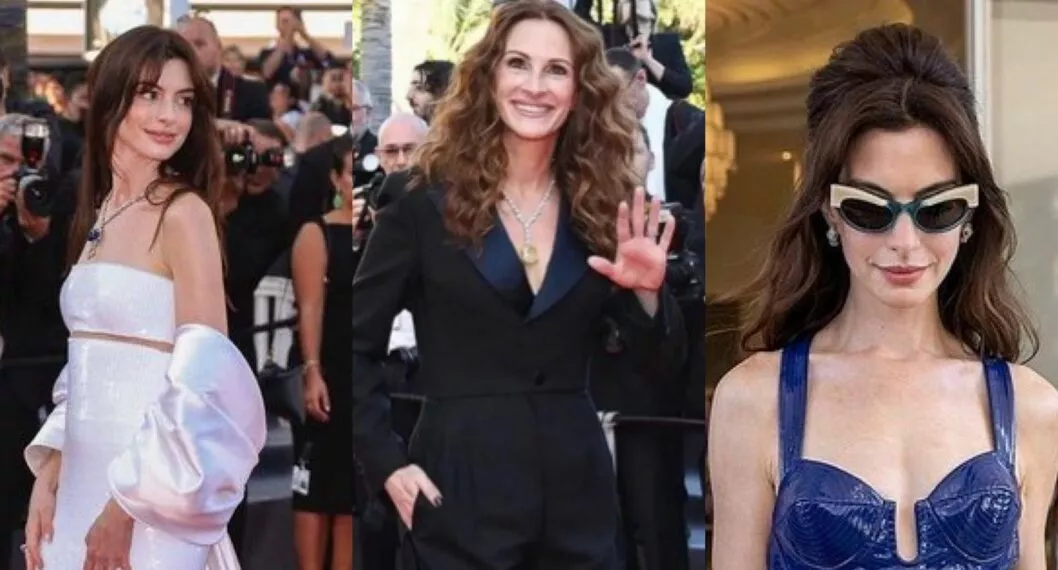 Imagen de Julia Roberts y Anne Hathaway conquistan con estilos en el Festival de Cannes 2022