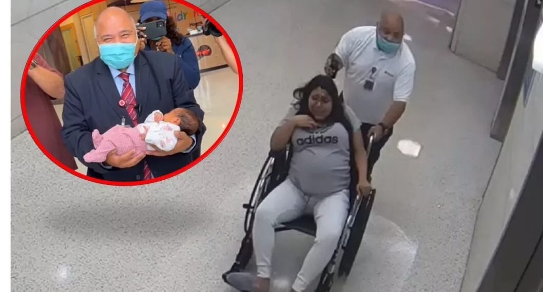 Una mujer llegó al hospital Medical City Dallas en Texas, Estados Unidos, para dar a luz, pero su bebé nació cuando iba en el ascensor. 