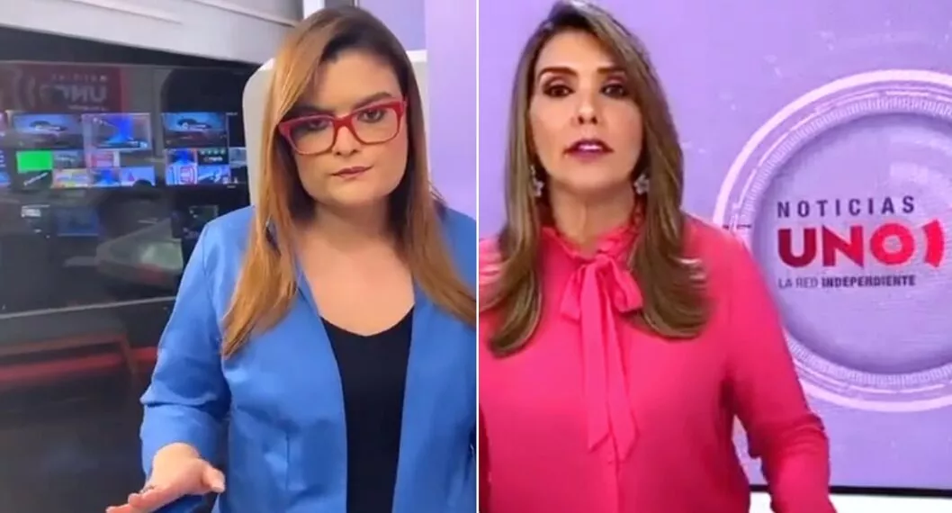 Noticias Uno, que se anticipó a elecciones con Mónica Rodríguez; "este país se jodió". Fotomontaje: Pulzo.