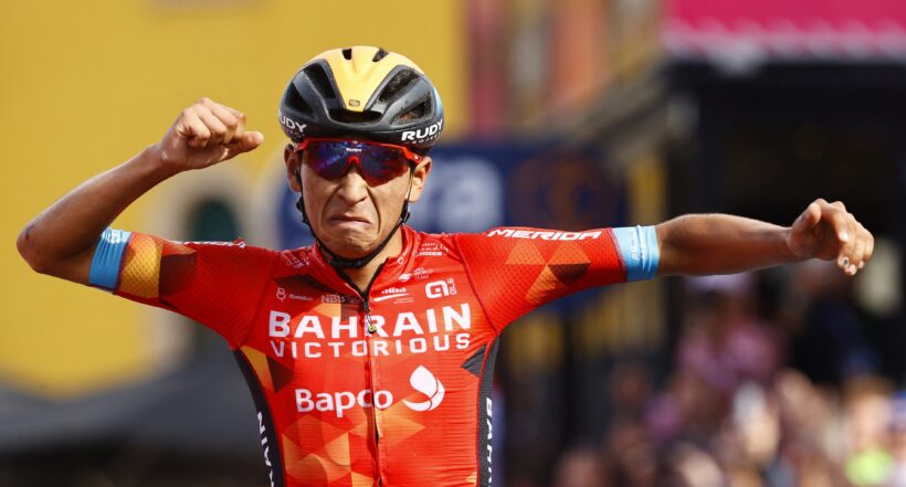 Video de Santiago Buitrago como ganador del Giro de Italia y narración de DirecTV con emoción.