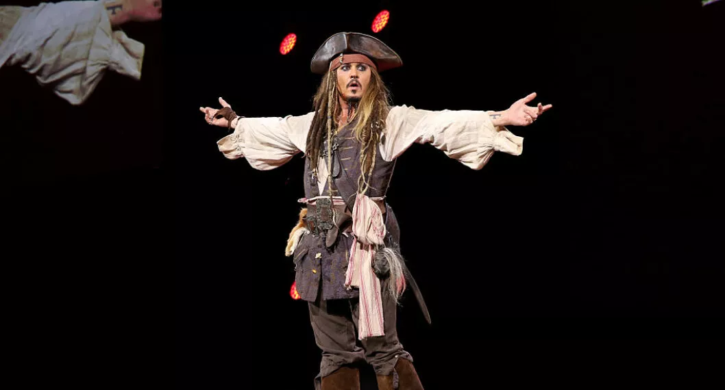 Imagen de Johnny Depp, que hizo su personaje de Jack Sparrow tras salir de juicio con Amber