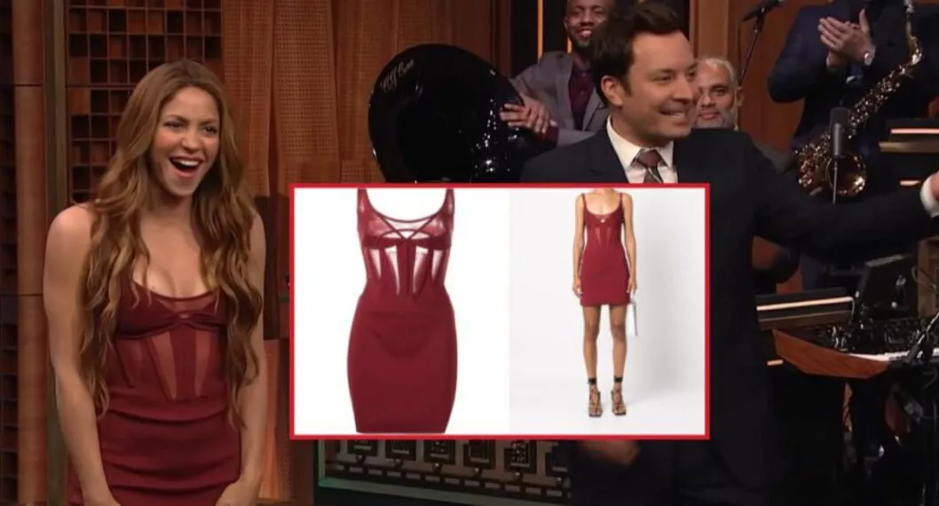 Shakira, a propósito del valor del vestido Mugler que uso en televisión.
