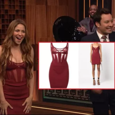 Cuánto vale el vestido Mugler que uso Shakira en televisión con Jimmy Fallon
