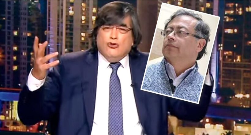 Jaime Bayly: "Señor Gustavo Petro, un amigo suyo, Hugo Chávez, ordenó que me mataran". Fotomontaje: Pulzo.