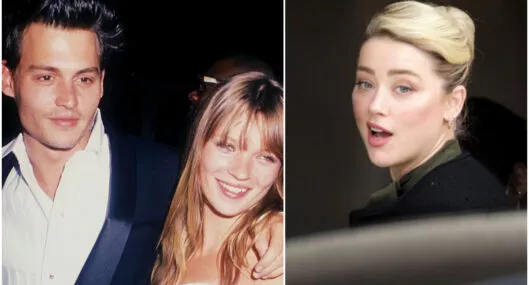 La modelo británica Kate Moss declaró en el juicio de Johnny Depp y Amber Heard y aseguró que el actor nunca la empujó por unas escaleras. 