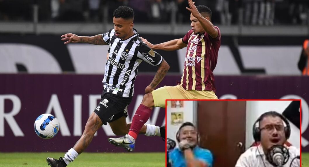 Imagen de los jugadores de Deportes Tolima, a propósito de la viral reacción de periodistas de Ibagué por el gol en Copa