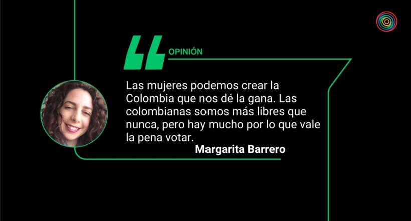 Mujer colombiana, salve usted la patria 