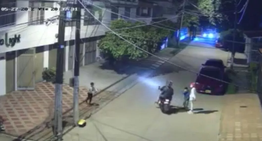 Captura del video que muestra la denuncia, que hizo una mujer en Ibagué sobre el intento de robo a niño