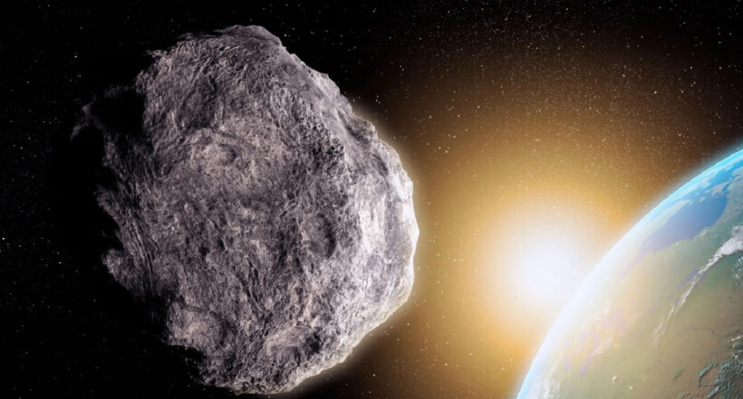 Imagen del asteroide 1989 JA que pasó este domingo ha 76.000km/h de la Tierra