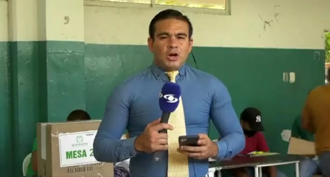 Periodista de Noticias Caracol respondió a burlas por apretada camisa