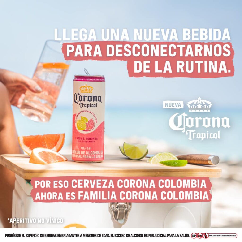 Corona Tropical Limón & Toronja