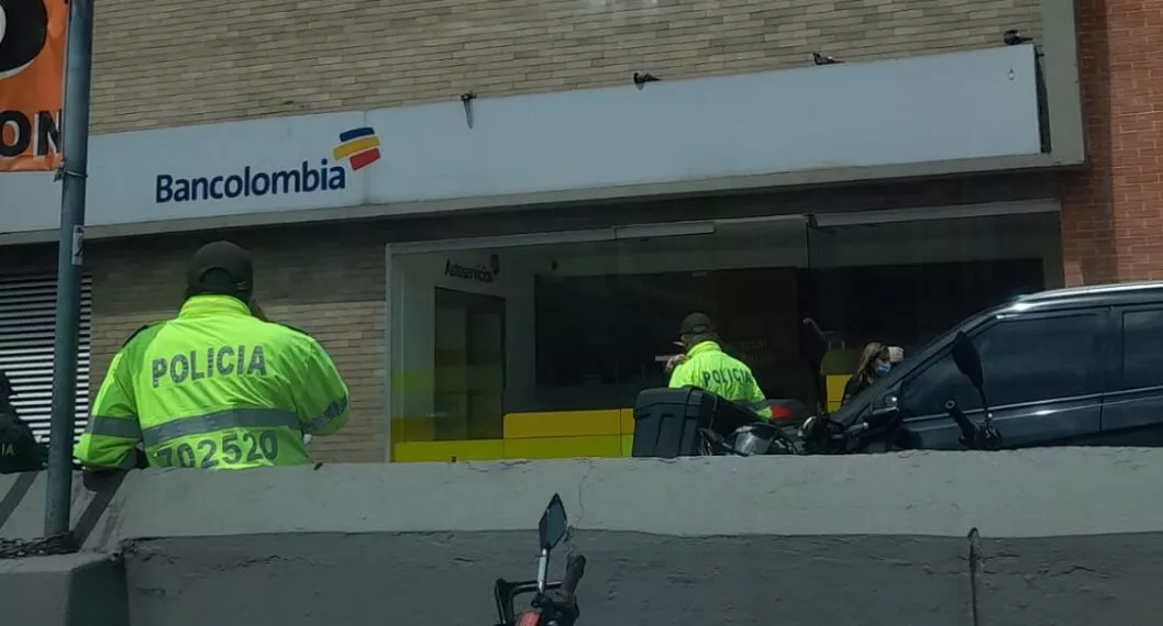 Asaltaron sucursal de Bancolombia en centro de Bogotá