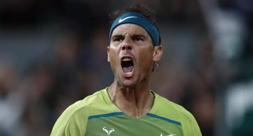 Imagen de Rafael Nadal, quien le ganó a Novak Djokovic y estará en semifinales de Roland Garros