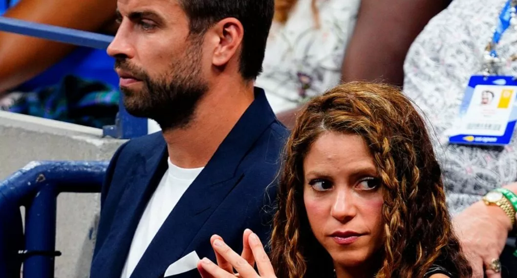Shakira y Gerard Piqué, en el US Open Tennis Championships, a propósito de versión de que 'se van a separar' porque el futbolista le habría sido infiel a la cantante.