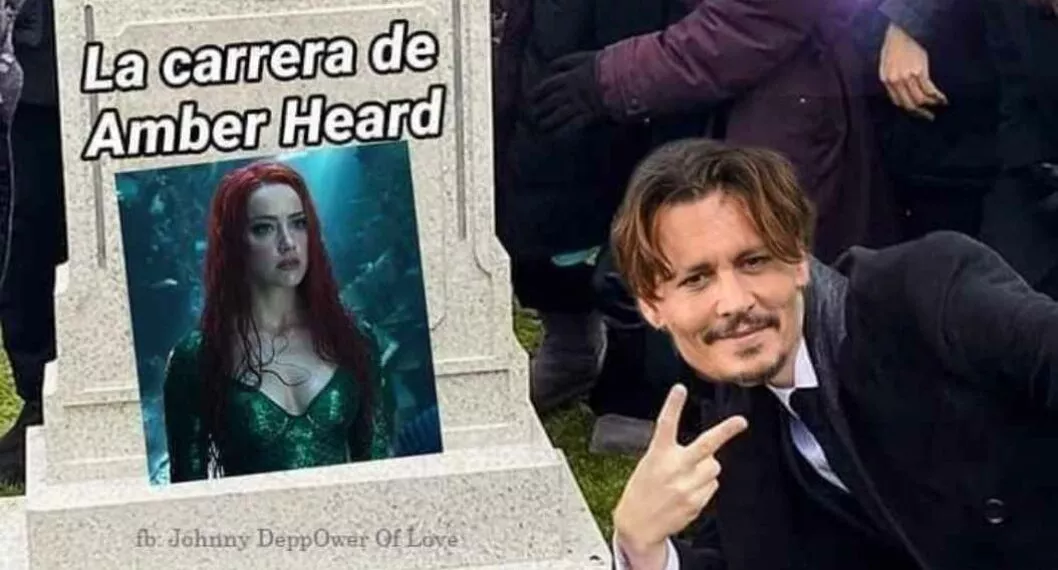 Foto de meme de Johnny Depp, en nota de Memes sobre Johnny Depp por ganar juicio a Amber Heard golpean a Warner y Disney.