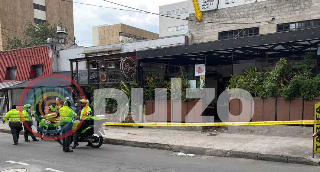 Disparan a hombre en entrada de restaurante cerca al Parque de la 93, en norte de Bogotá