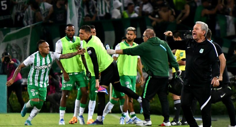 Imagen de los jugadores de Atlético Nacional, a propósito que periodista de Win Sports dio posibles nombres para nuevo DT