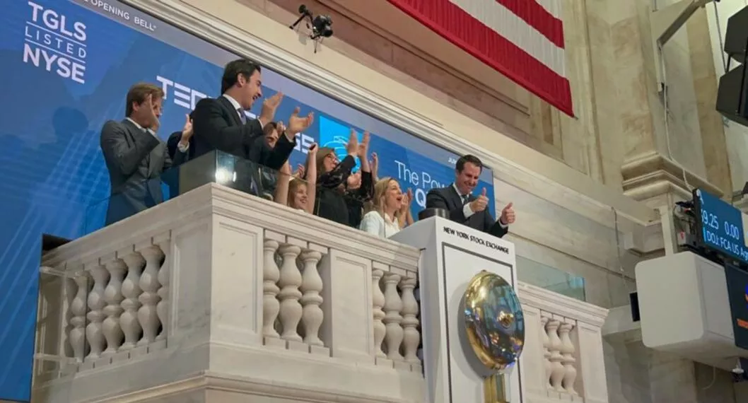 Tecnoglass tocó la campaña de Wall Street en Nueva York, primera empresa de Colombia en cotizar de forma directa.