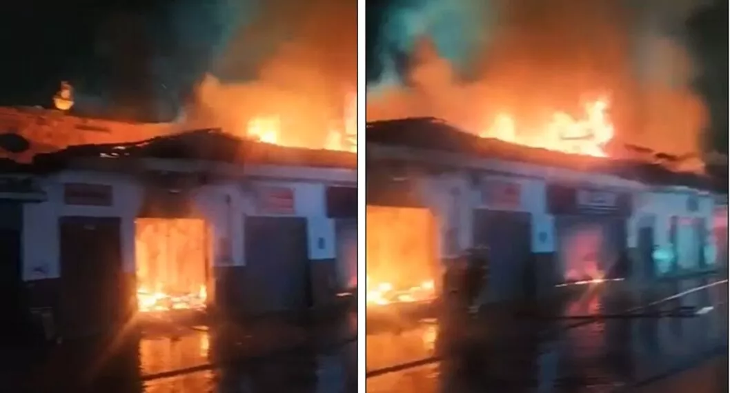 Incendio en Chía (Cundinamarca)