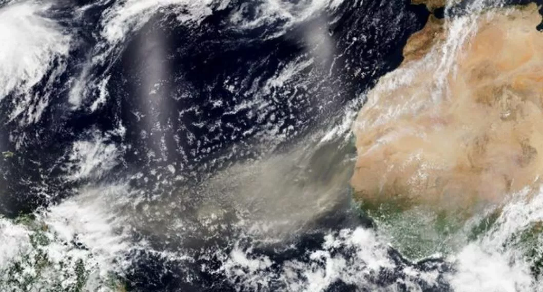 Una gran “nube” de polvo del desierto del Sahara se dirige hacia América y el Caribe