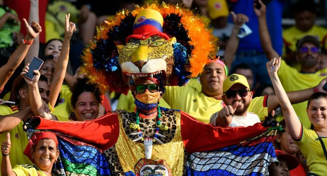 Foto de hinchas de Colombia, en nota de Selección Colombia y aclaración de Chile por demanda contra Ecuador por Mundial.