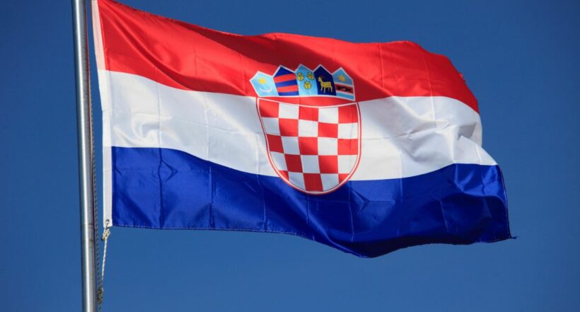Imagen de la bandera de Croacia que sufre crisis en su población, ha caído en un 10 % en los últimos 10 años