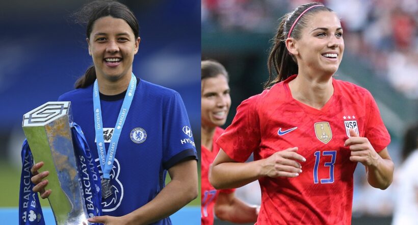 Imagen de futbolistas del fútbol femenino, a propósito de quiénes son las jugadoras que más plata ganan en el mundo