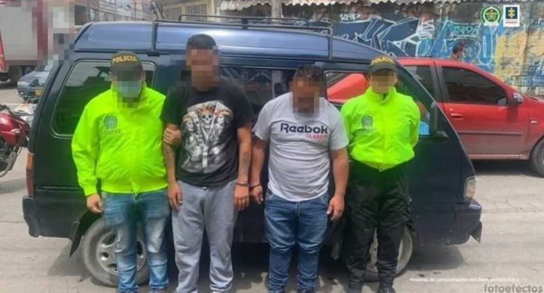 Capturan a 82 presuntos integrantes de bandas criminales en Bogotá