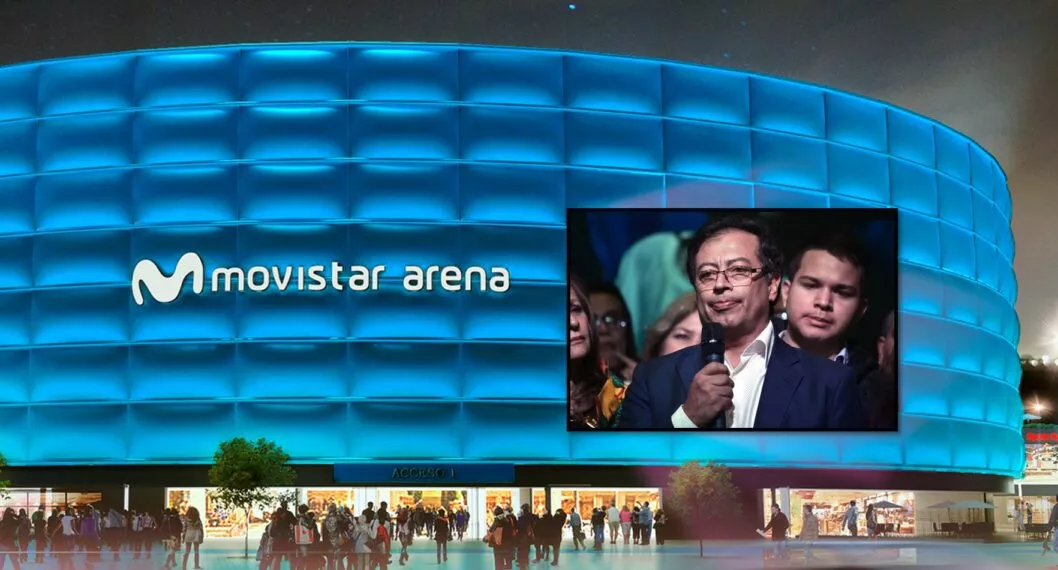 Movistar Arena fue alquilado por campaña de Gustavo Petro, se conoce el precio que pagaron.