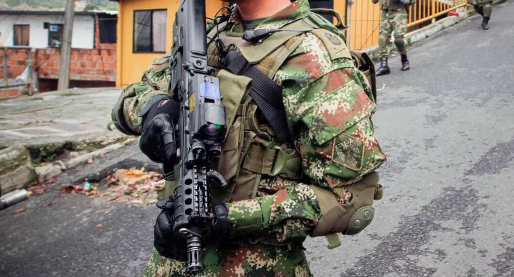 Foto de Ejército, en nota de Ejército de Colombia: soldado mató por intolerancia a superiores en Antioquia.