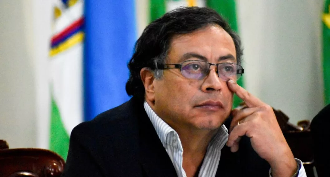 Left-wing presidential candidate Gustavo Petro for the political alliance 'Pacto Historico' announces the adhesion of Gullermo Rivera and Griselda Restrepo former members of Sergio Fajardo's presidential campaign to his runoff against center-wing Rodolfo Hernandez for Colombias precidency that will have its second round on June 19, In Bogota, Colombia May 31, 2022. Photo by: Cristian Bayona/Long Visual Press