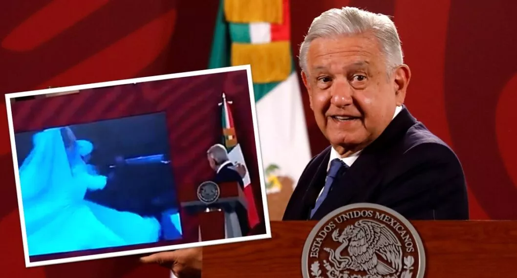 Andrés Manuel López Obrador festejó la victoria de Gustavo Petro como presidente electo de Colombia escuchando la cumbia 'La pollera colorá'.