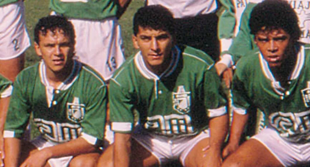 Imagen del futbolista de Atlético Nacional, Rubén Darío Hernández que le hizo 4 goles a Tolima en Medellín