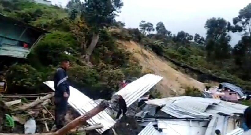Instalan PMU tras derrumbe en Usme que dejó más de 60 afectados en el sur de Bogotá