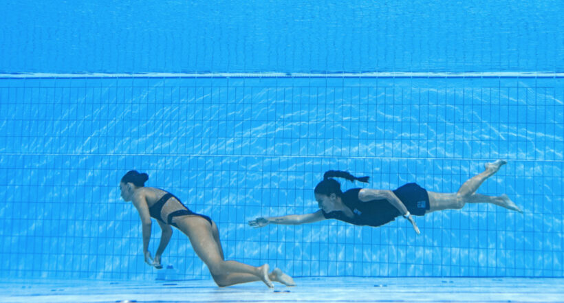 Anita Álvarez se desmayó en el agua y su entrenadora la salvó.