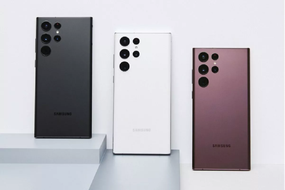 El nuevo celular Samsung Galaxy S22 Ultra.