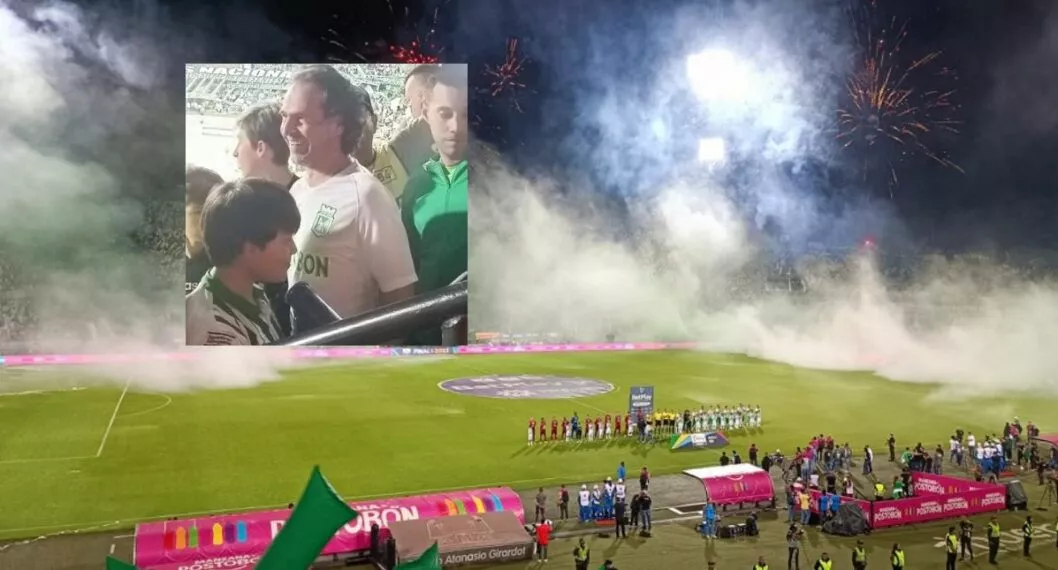 Imagen del partido de Nacional vs. Tolima, a propósito de que Federico Gutiérrez estuvo en victoria de final de liga