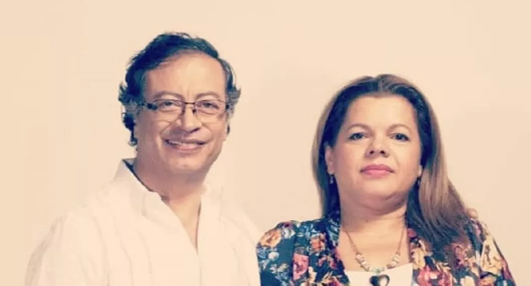 Gustavo Petro y Mary Luz Herrán. 
