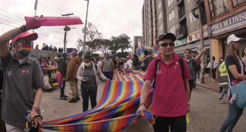 XIV marcha LGBTI del sur de Bogotá, así transcurre la jornada