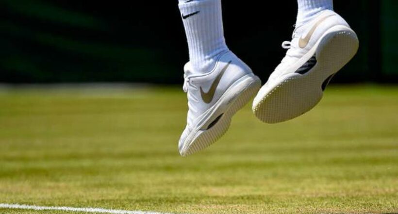 Imagen de un jugador de Wimbledon 2022, a propósito de los jugadores que debutarán por primera vez en el torneo