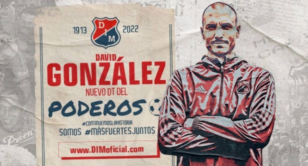 Imagen del nuevo DT de Independiente Medellín David González