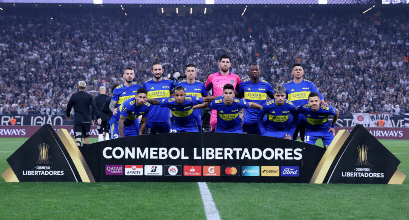 Imagen del equipo de Boca Juniors, ya que Agustín Rossi tapó penal contra Corinthians y lleva 10 de 21