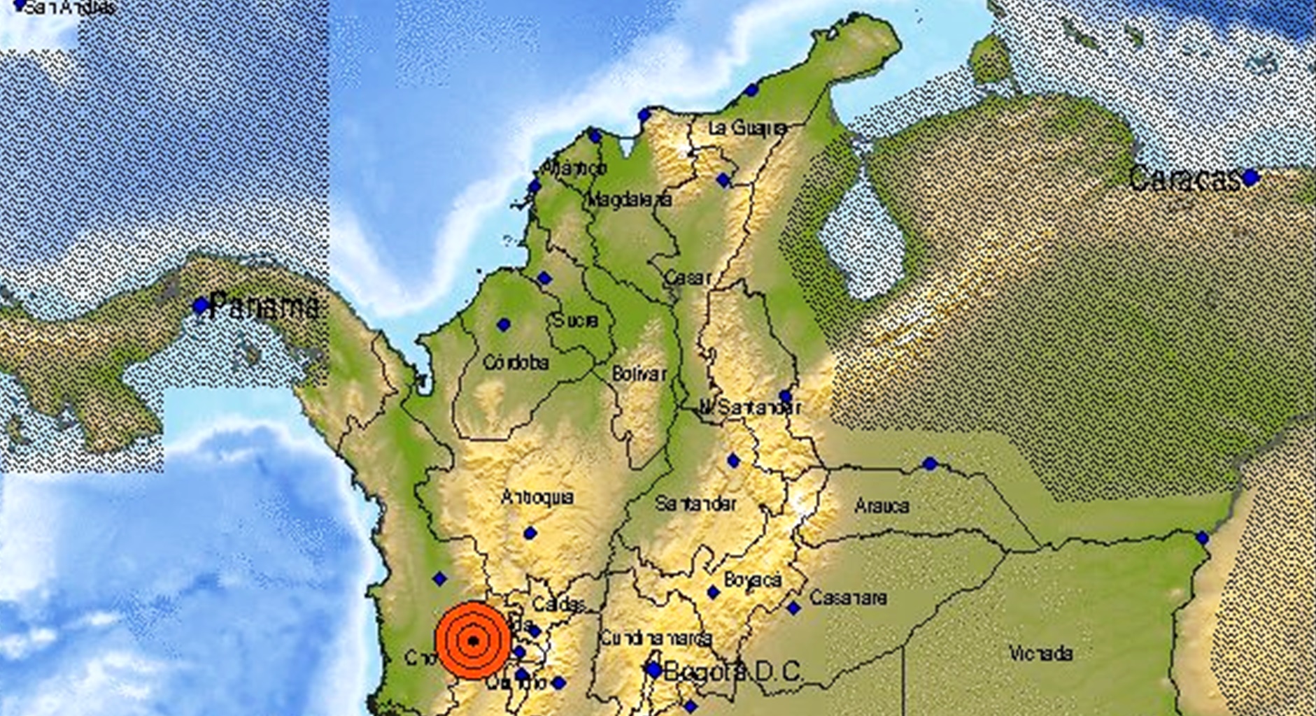 Temblor en Colombia hoy 30 de junio; se sintió fuerte en el Eje Cafetero.