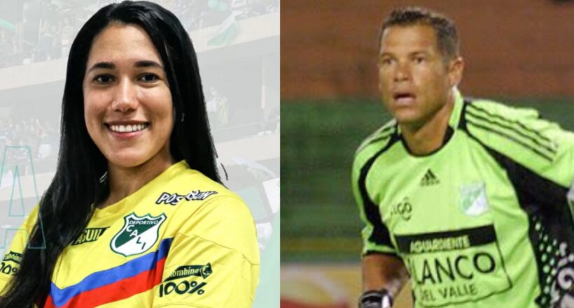 Vanessa Córdoba y Óscar Córdoba en Deportivo Cali