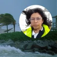 La directora del Ideam hace presencia en la isla de San Andrés para monitorear de primera mano la situación por la tormenta tropical Bonnie.