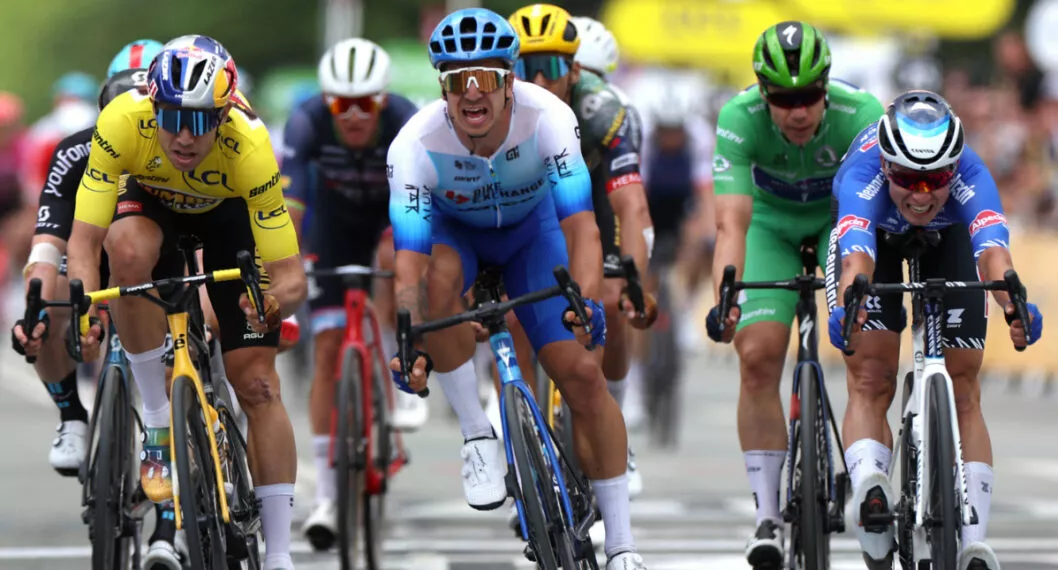 Final de la etapa 3 del Tour de Francia, a propósito de la clasificación general.