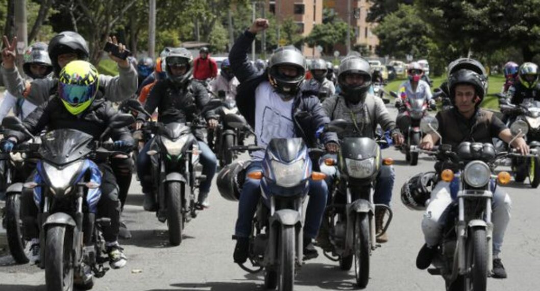 Motociclistas anuncian nuevas protestas para esta semana en Bogotá