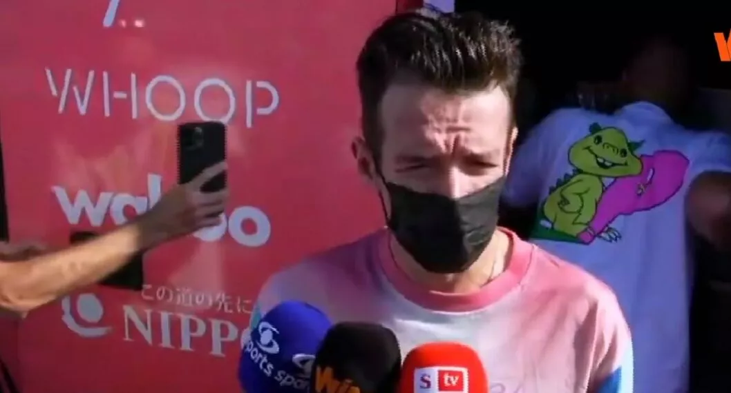 Rigoberto Urán bromeó con periodista antes de temida etapa 5 del Tour de Francia