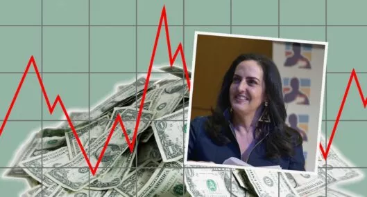María Fernanda Cabal señaló al gobierno entrante por el precio del dólar en Colombia