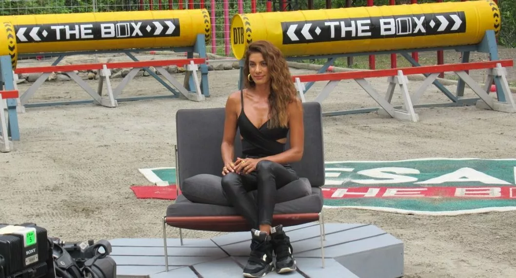 Andrea Serna en el 'Desafío', a propósito de que Caracol anunció final del 'Desafío The Box' en julio de 2022.